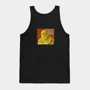 Paulo Freire Pedagogy of the Oppressed Quote on Liberating Education Brown Yellow Tank Top